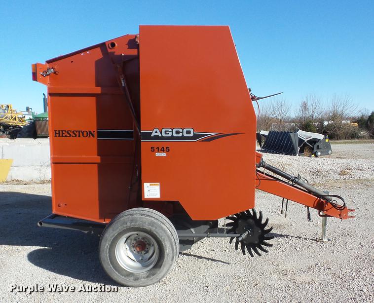 image for item J8552 2008 AGCO Hesston 5145 round baler