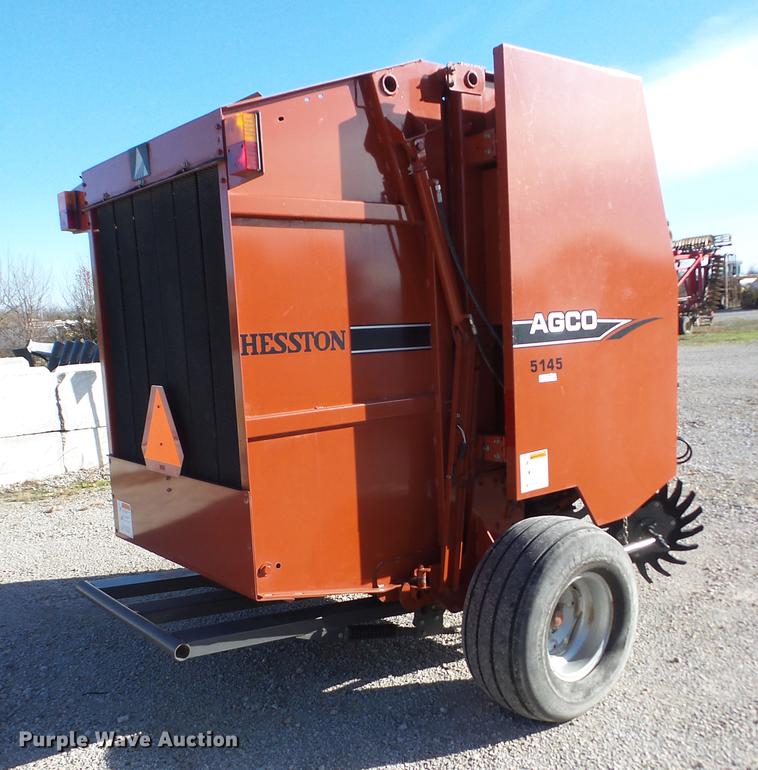 image for item J8552 2008 AGCO Hesston 5145 round baler