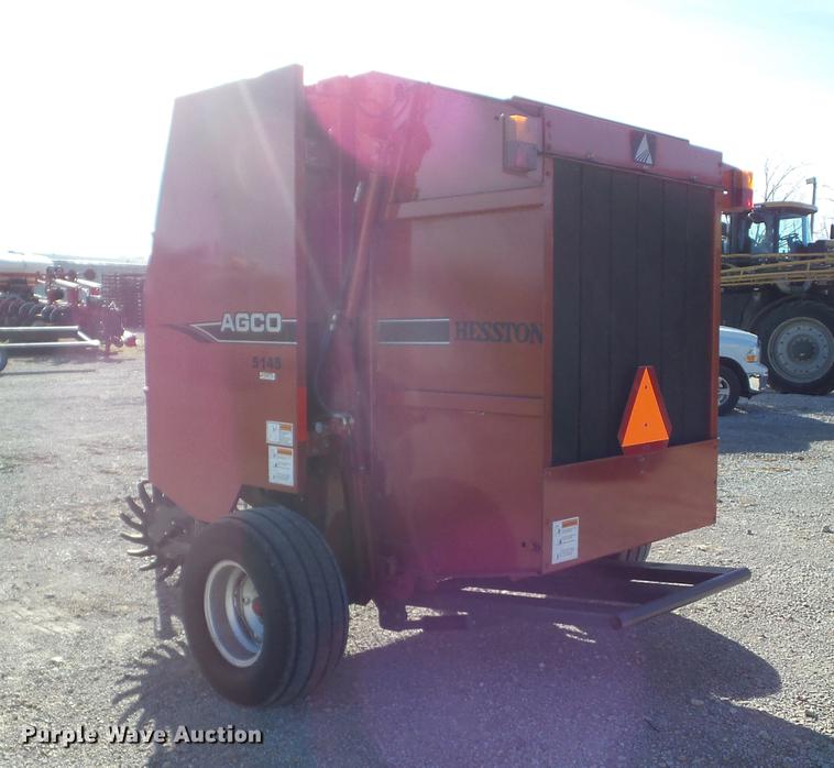 image for item J8552 2008 AGCO Hesston 5145 round baler