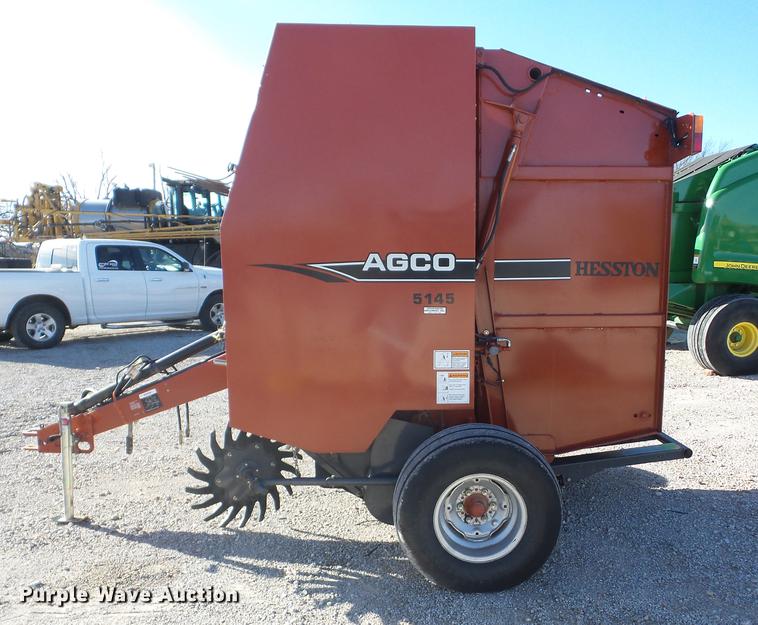 image for item J8552 2008 AGCO Hesston 5145 round baler