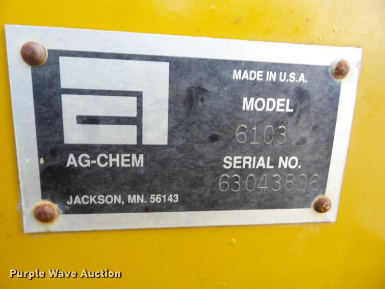 image for item K6299 2006 Ag-Chem TerraGator 6103 self-propelled applicator