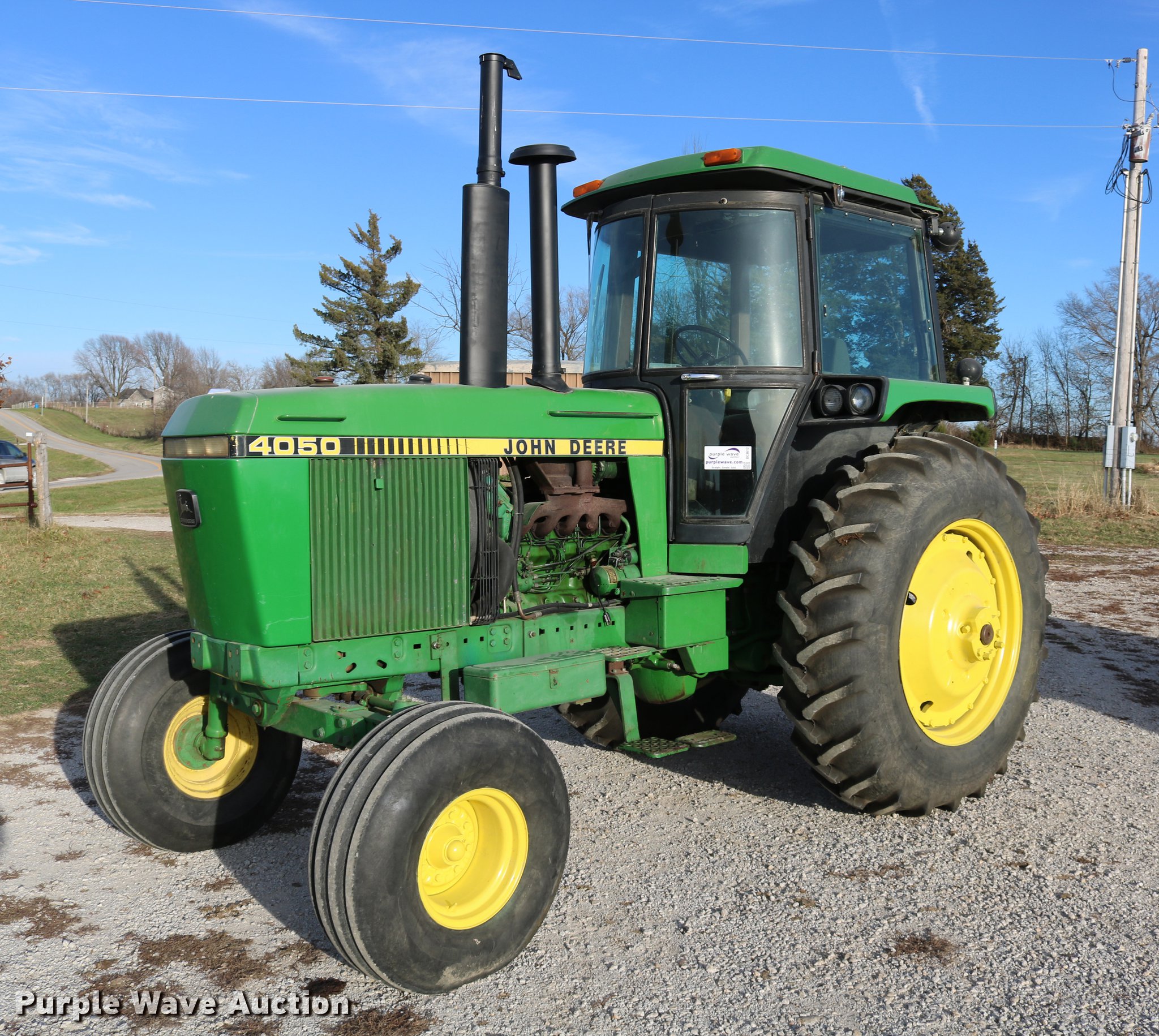 1988 John Deere 4050 tractor in Bates City, MO Item DC3612 sold