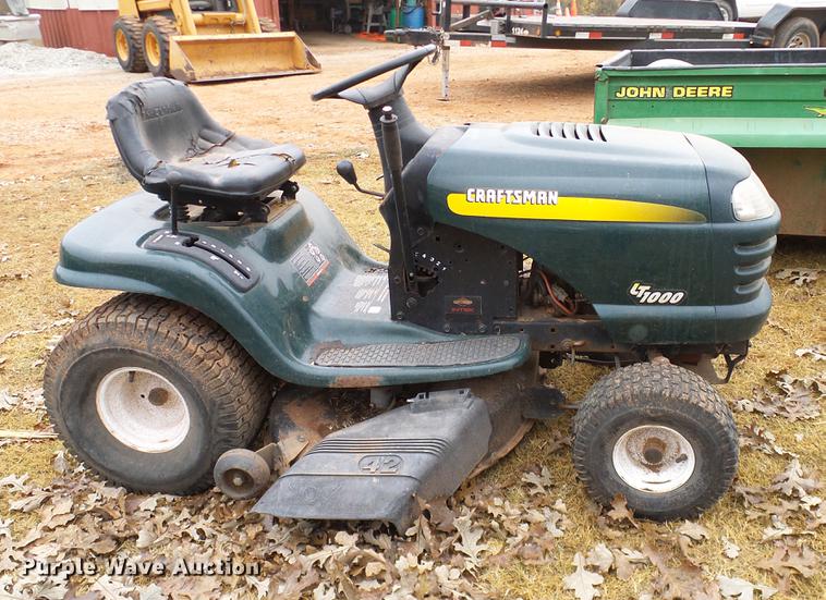 image for item AO9358 Craftsman LT1000 lawn mower