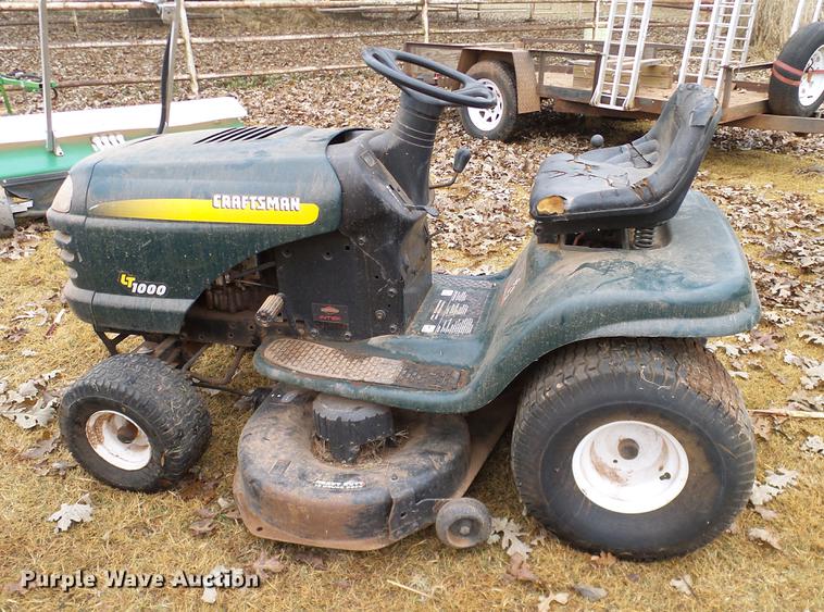 image for item AO9358 Craftsman LT1000 lawn mower