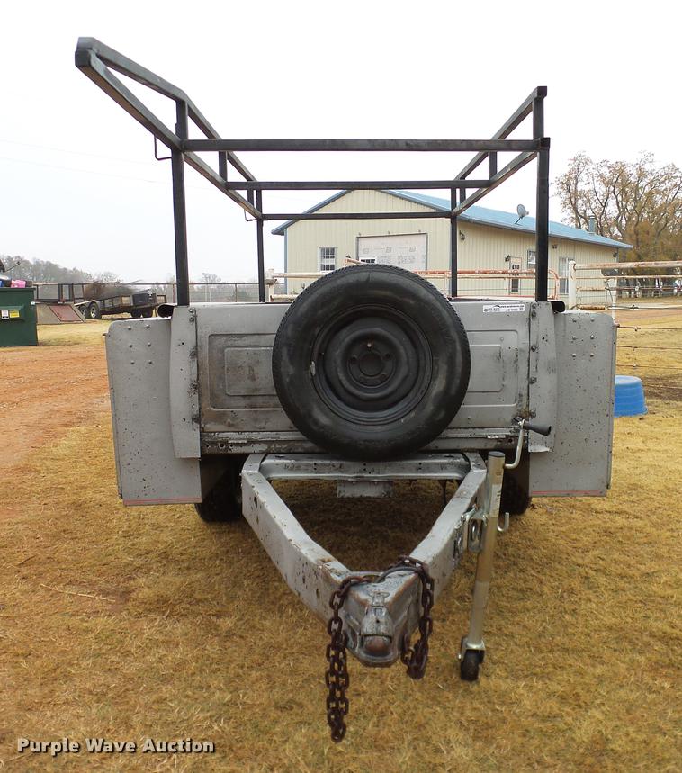 image for item AO9360 Shop built utility bed trailer