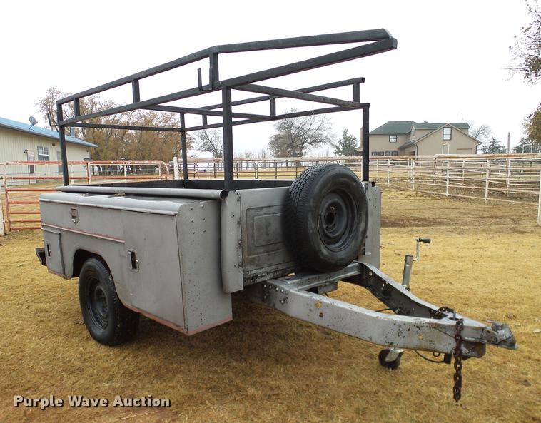 image for item AO9360 Shop built utility bed trailer