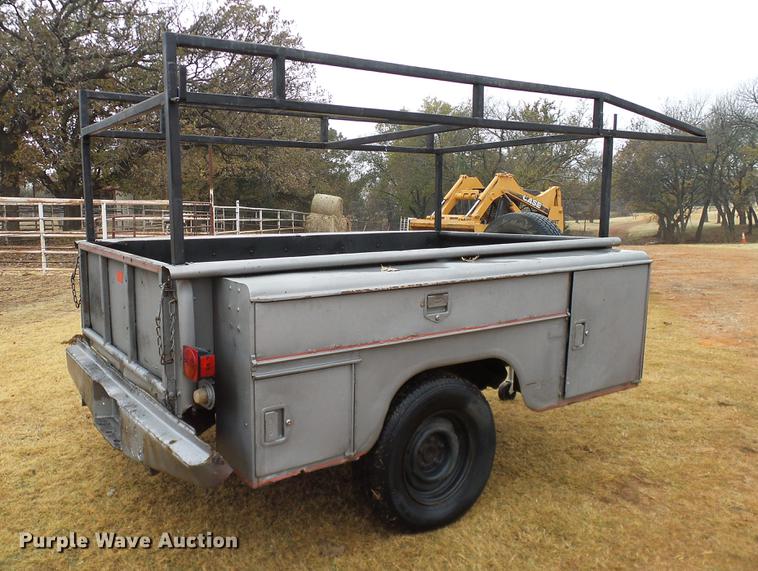image for item AO9360 Shop built utility bed trailer