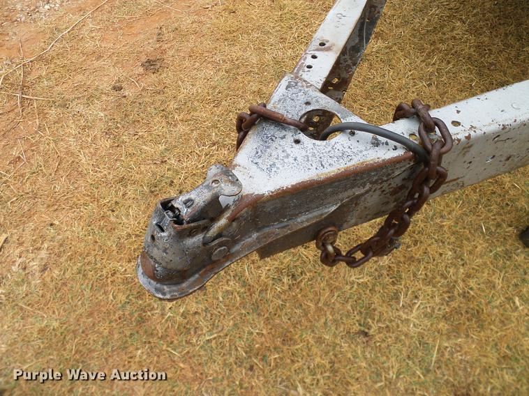 image for item AO9360 Shop built utility bed trailer