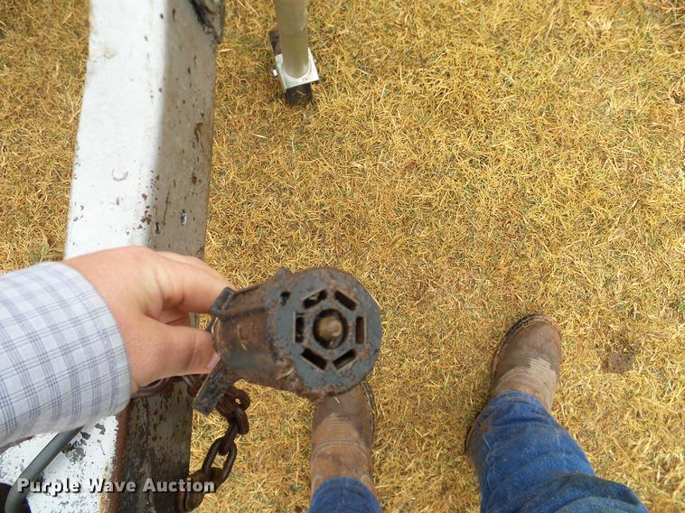 image for item AO9360 Shop built utility bed trailer