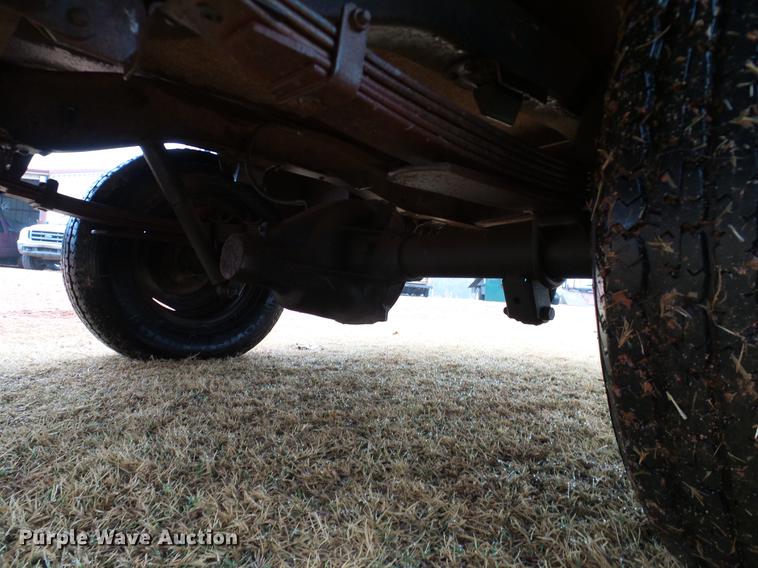 image for item AO9360 Shop built utility bed trailer