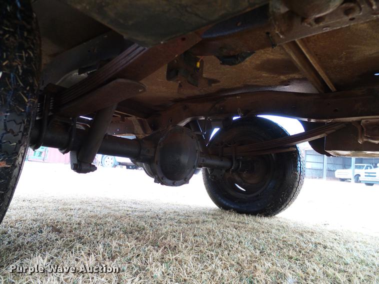 image for item AO9360 Shop built utility bed trailer