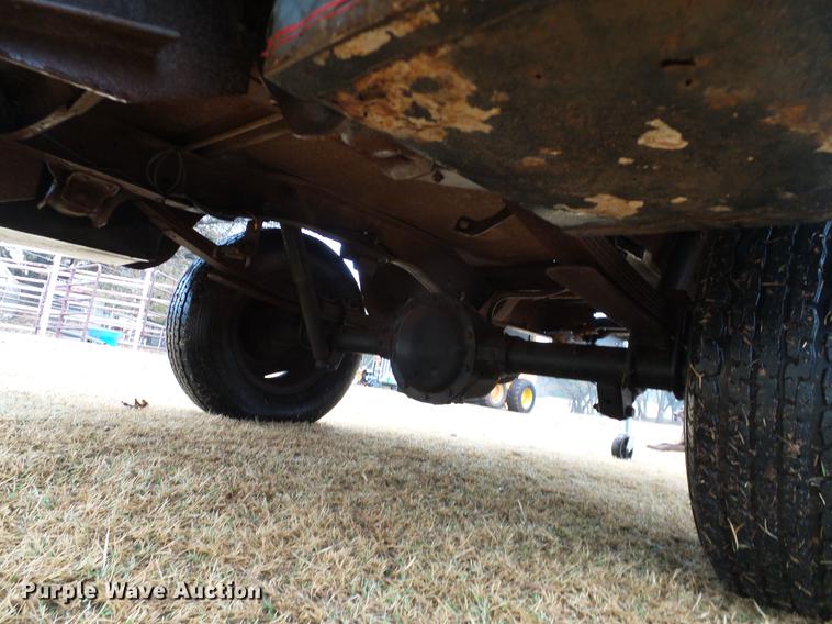 image for item AO9360 Shop built utility bed trailer