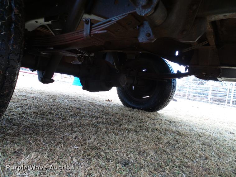 image for item AO9360 Shop built utility bed trailer