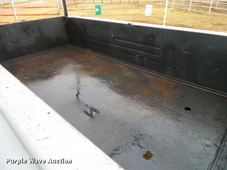 image for item AO9360 Shop built utility bed trailer