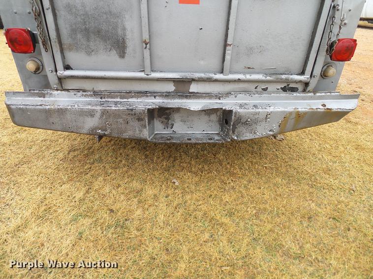 image for item AO9360 Shop built utility bed trailer