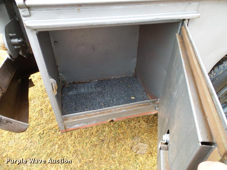 image for item AO9360 Shop built utility bed trailer