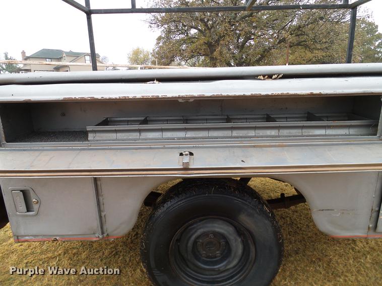 image for item AO9360 Shop built utility bed trailer