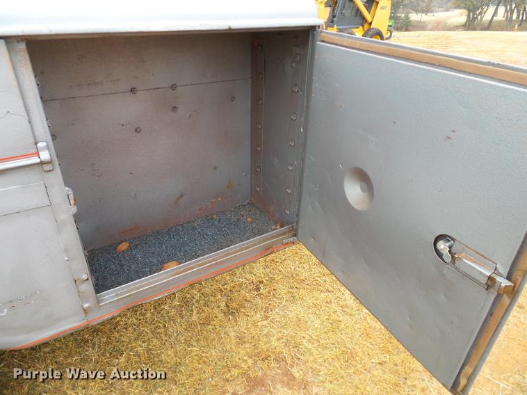 image for item AO9360 Shop built utility bed trailer