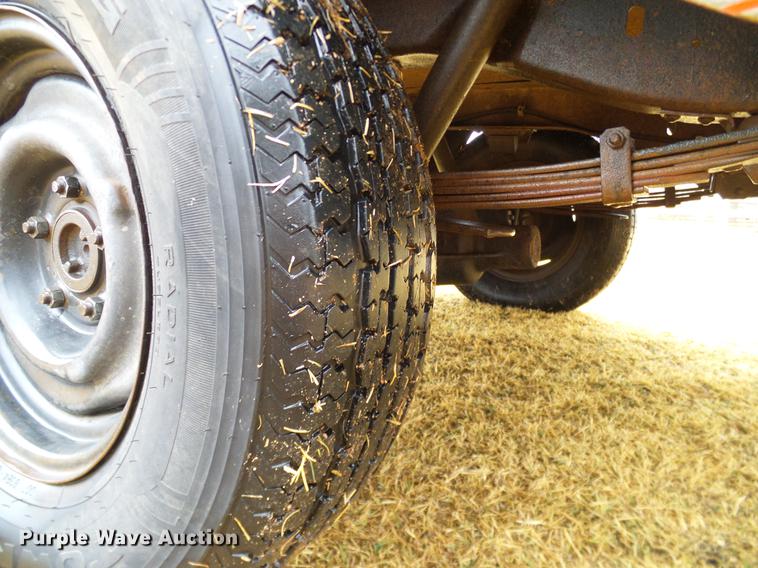 image for item AO9360 Shop built utility bed trailer