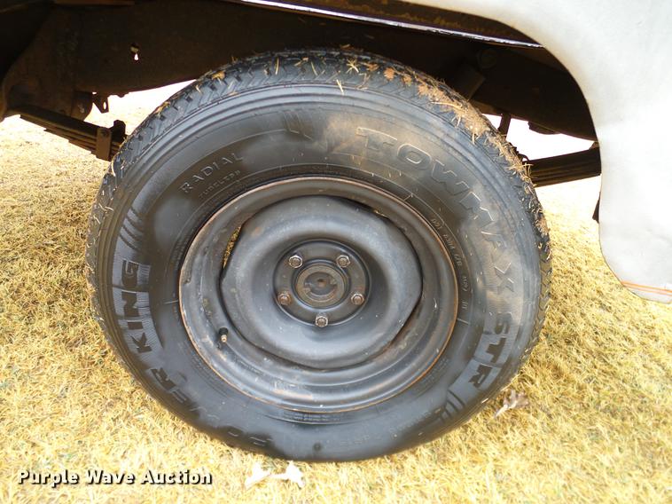 image for item AO9360 Shop built utility bed trailer