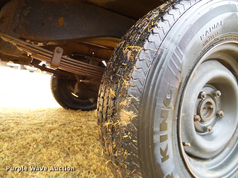 image for item AO9360 Shop built utility bed trailer