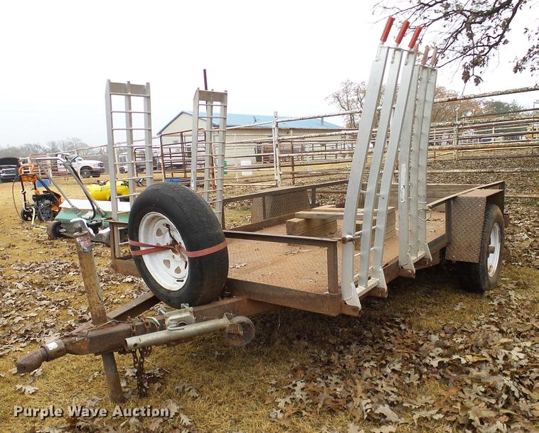 image for item AO9362 Shop built utility trailer