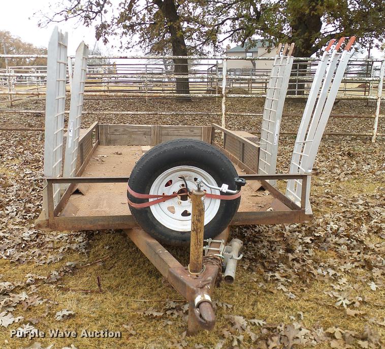 image for item AO9362 Shop built utility trailer