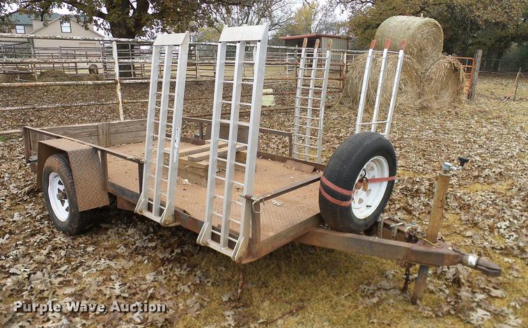image for item AO9362 Shop built utility trailer