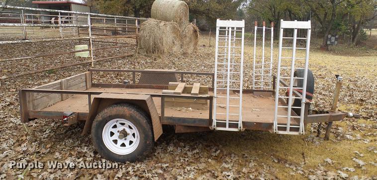 image for item AO9362 Shop built utility trailer