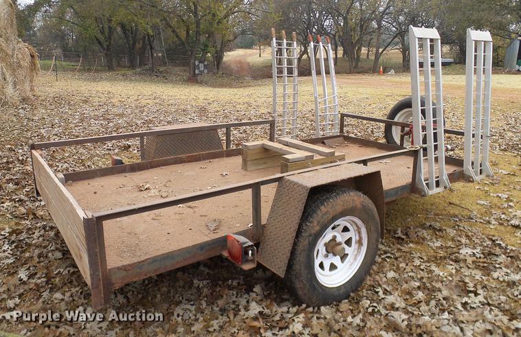 image for item AO9362 Shop built utility trailer