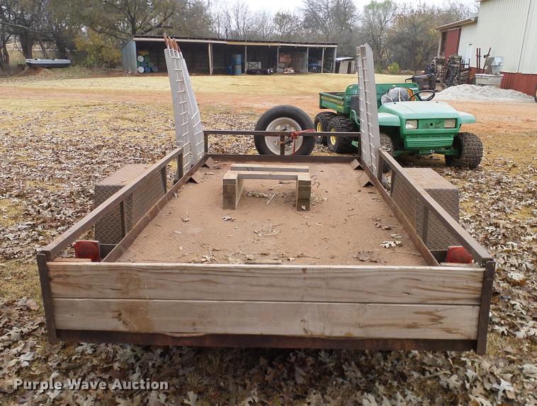 image for item AO9362 Shop built utility trailer