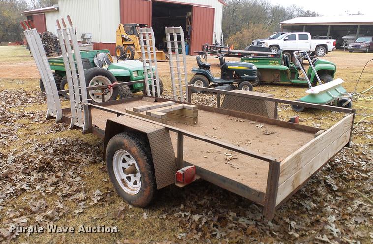 image for item AO9362 Shop built utility trailer