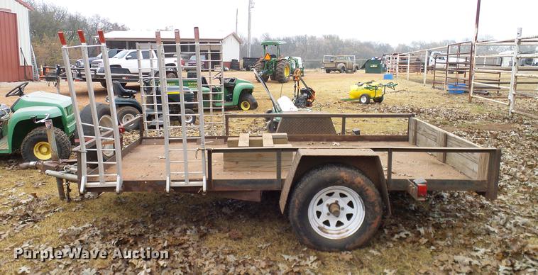 image for item AO9362 Shop built utility trailer