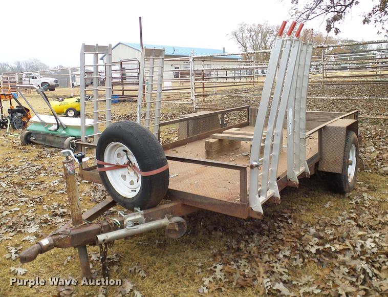 image for item AO9362 Shop built utility trailer