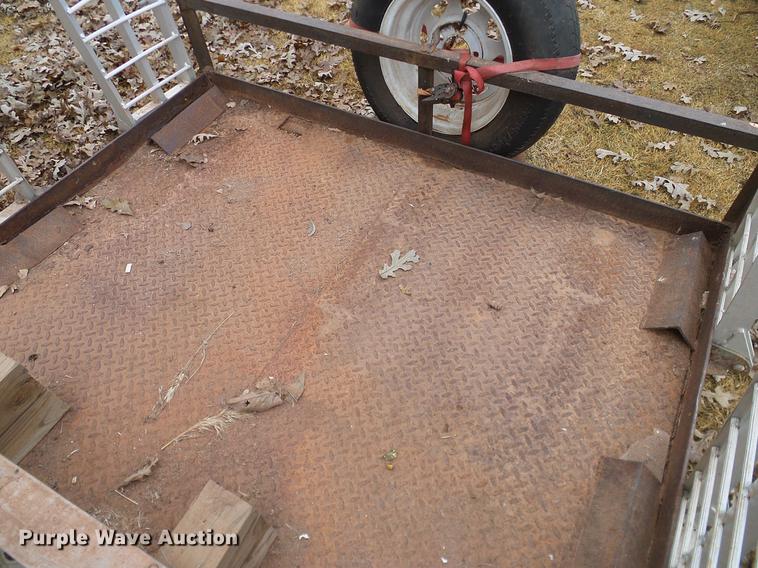 image for item AO9362 Shop built utility trailer