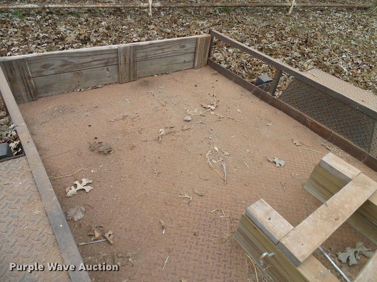 image for item AO9362 Shop built utility trailer