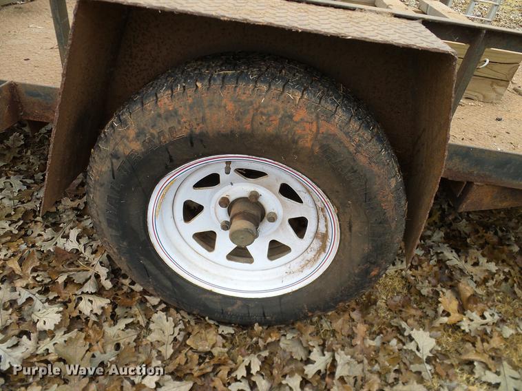 image for item AO9362 Shop built utility trailer