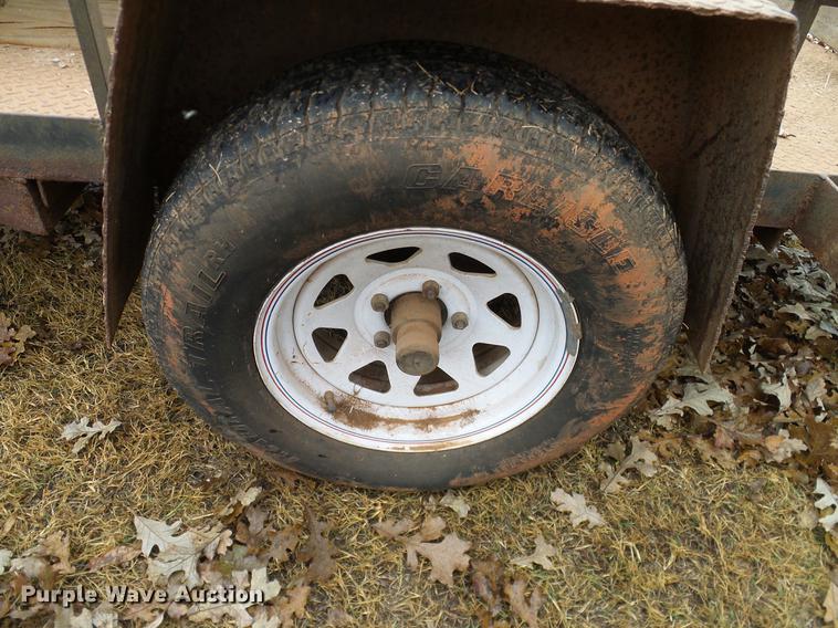 image for item AO9362 Shop built utility trailer