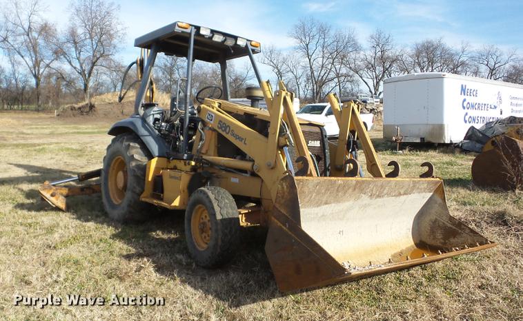image for item AY9640 Case 580 Super L backhoe