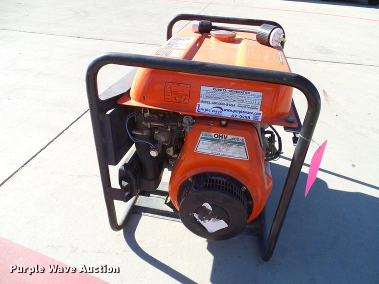 image for item AZ9258 Kubota ARX5500 generator
