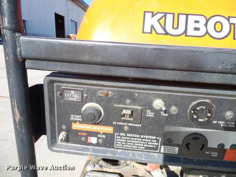image for item AZ9258 Kubota ARX5500 generator