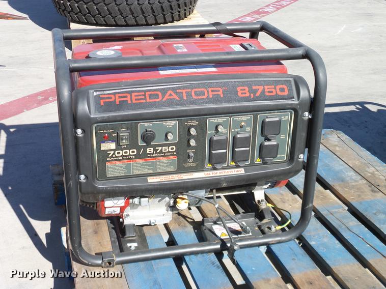image for item AZ9275 Predator 8750 generator
