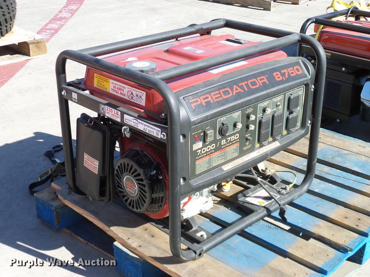 image for item AZ9275 Predator 8750 generator