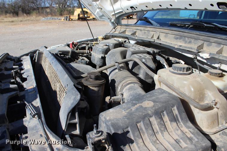 image for item BE9378 2013 Ford F350 Super Duty XL Crew Cab flatbed pickup truck