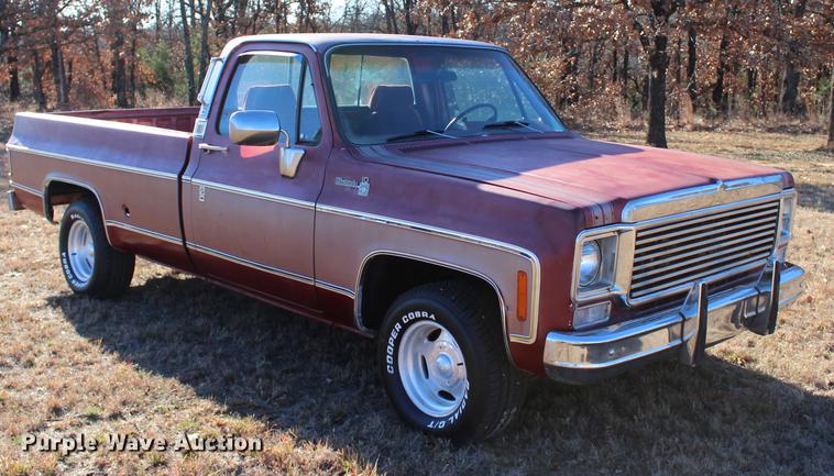 image for item BE9384 1977 Chevrolet Silverado 10 pickup truck