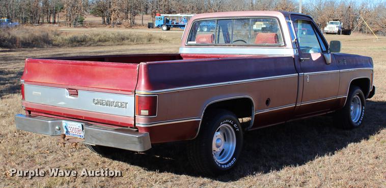 image for item BE9384 1977 Chevrolet Silverado 10 pickup truck