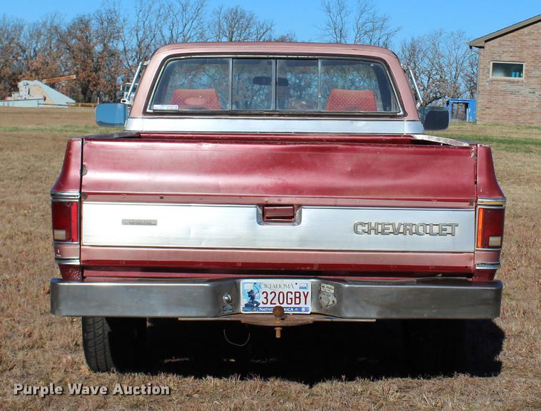 image for item BE9384 1977 Chevrolet Silverado 10 pickup truck