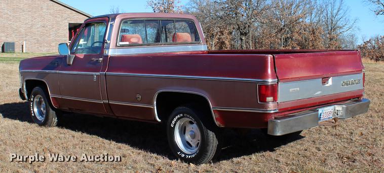image for item BE9384 1977 Chevrolet Silverado 10 pickup truck