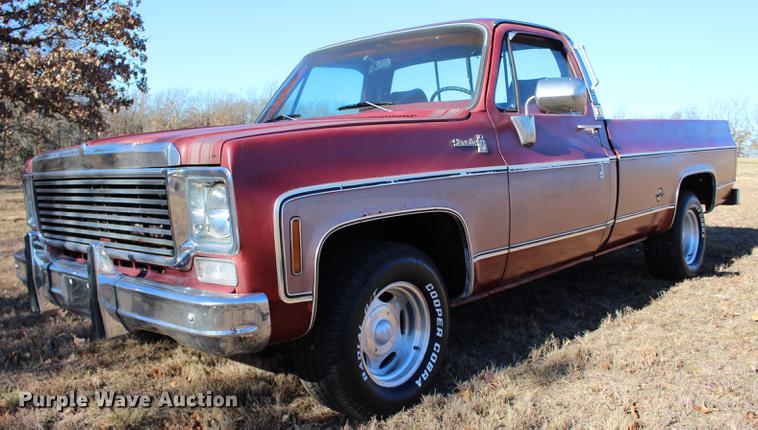 image for item BE9384 1977 Chevrolet Silverado 10 pickup truck