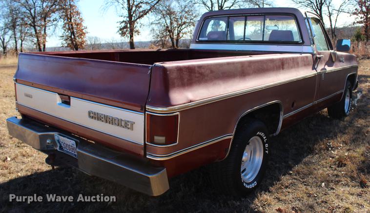 image for item BE9384 1977 Chevrolet Silverado 10 pickup truck